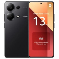 Xiaomi Redmi Note 13 Pro 16,9 cm (6.67") Ranura hÃbrida Dual SIM 4G USB Tipo C 12 GB 512 GB 5000 mAh Negro Xiaomi Redmi Note 13 Pro 16,9 cm (6.67") Ranura hÃbrida Dual SIM 4G USB Tipo C 12 GB 512 GB 5000 mAh Negro